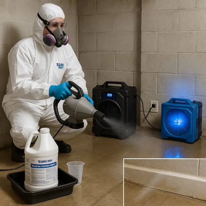 Sanitization and Odor Removal process in Lake Mary, FL